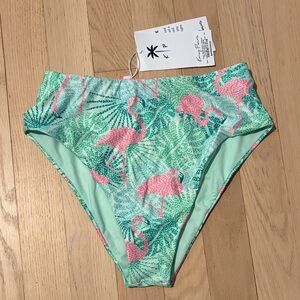 Kenny Flowers Mint and Pink Bikini Bottoms